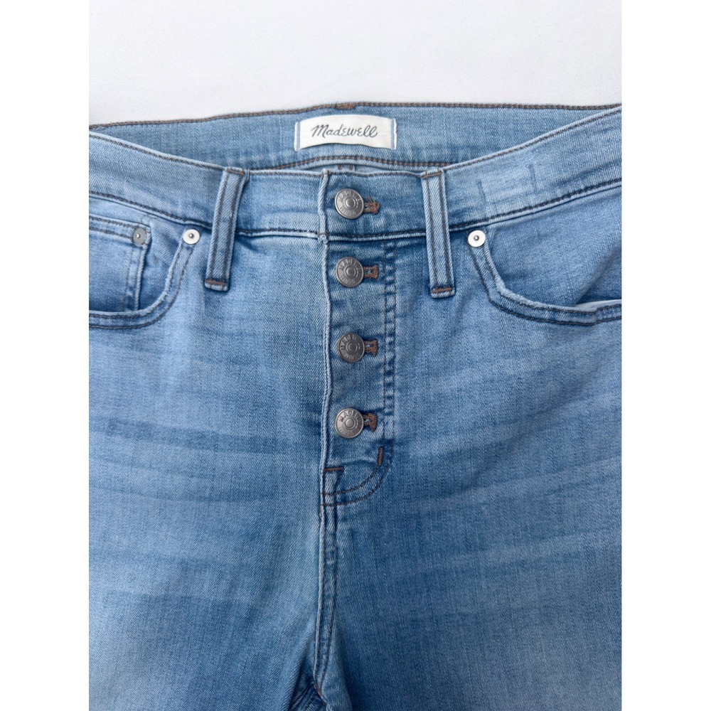 Madewell Cali Demi Boot Jeans Size 29 Button Fly HighRise Vintage-Inspired - Picture 5 of 13